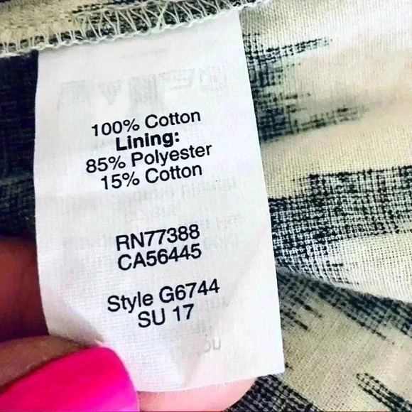 J. Crew Geometric Print Peasant Ruffle Flounce Cropped Cotton Tank Top Size 2 - Picture 13 of 14